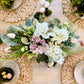 Hydrangea and Real-Touch Tulip Bloom Arrangement