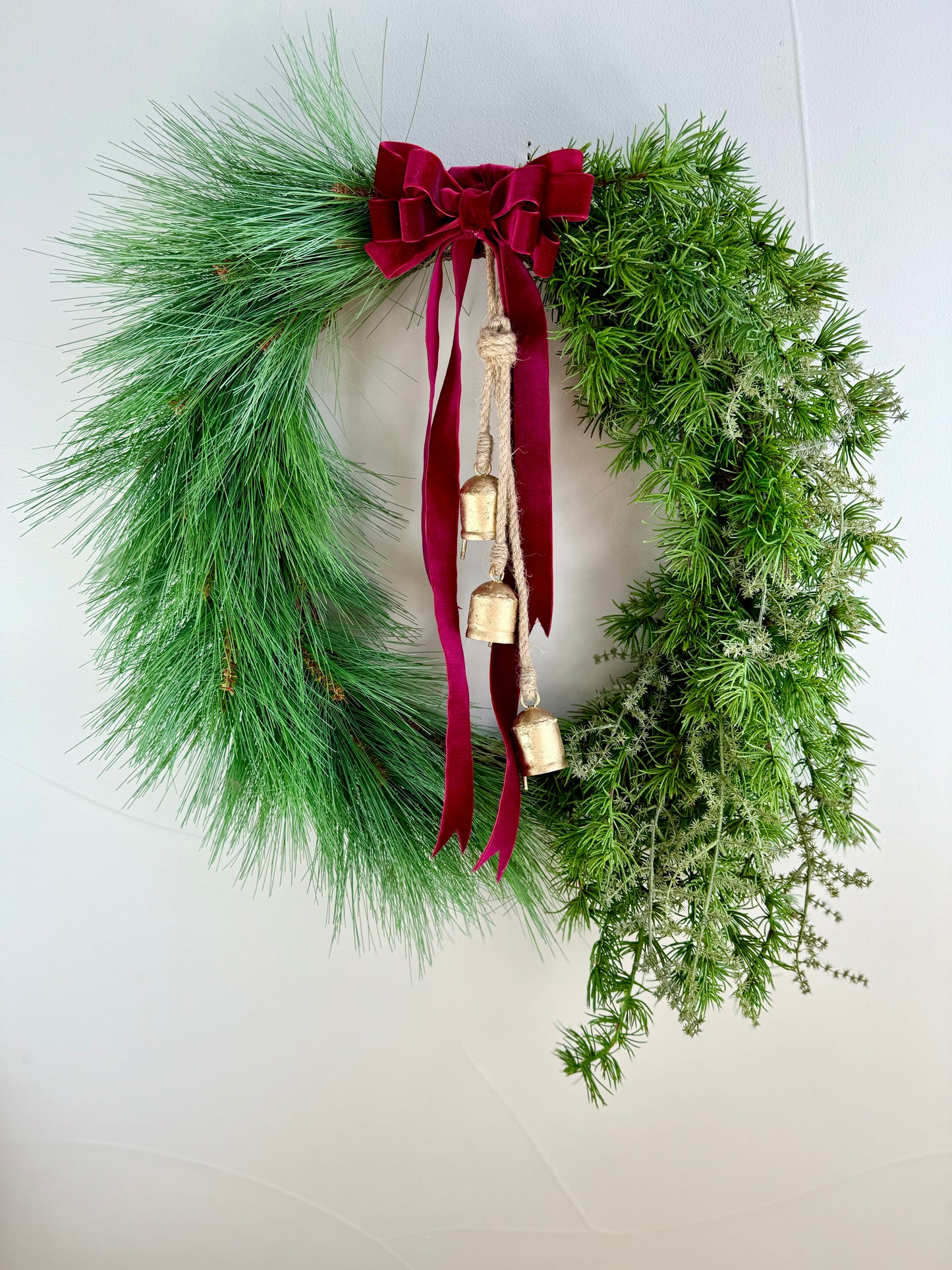 Cascading Christmas Wreath