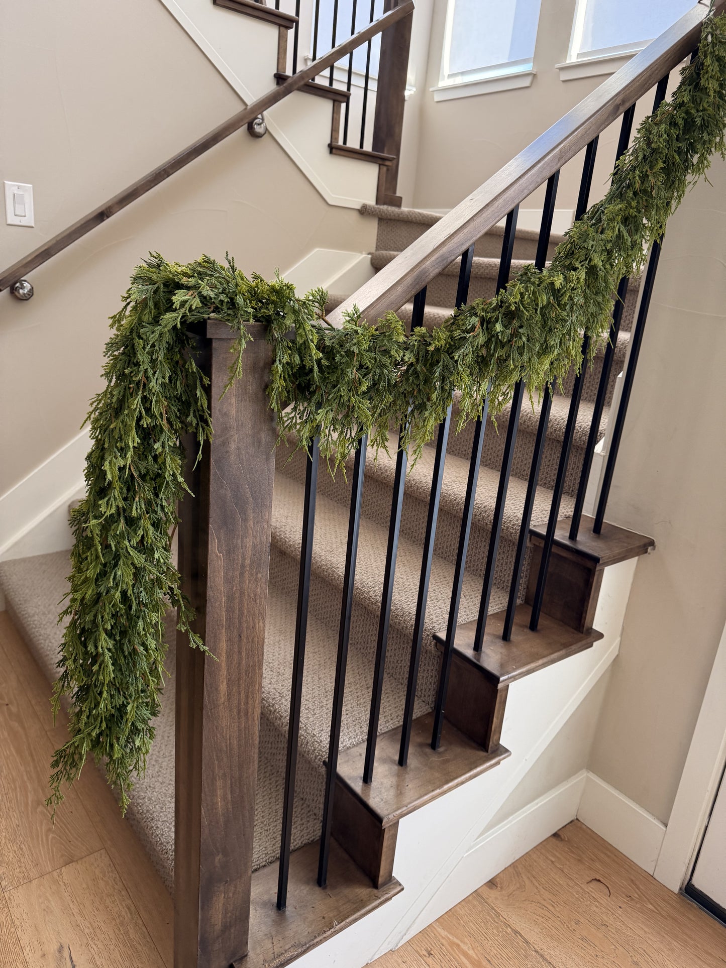 Real-Touch Cedar Garland 6 Ft