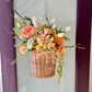 Spring/Summer Floral & Fruit Basket Wreath