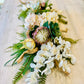 Spring and Summer Succulent Protea Beauty Centerpiece
